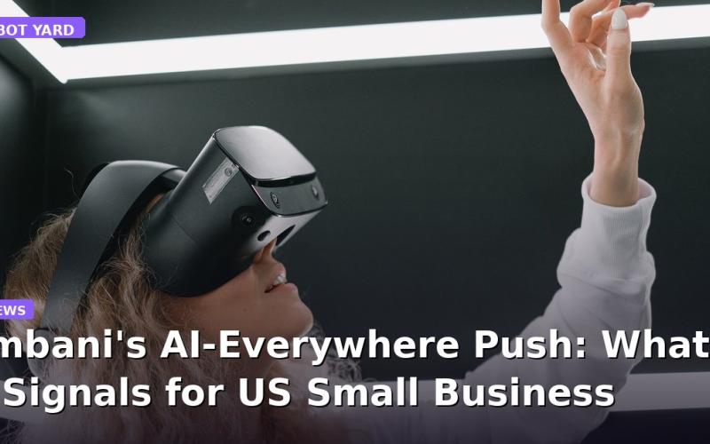 Ambani's AI-Everywhere Push: What It Signals for US Small Business