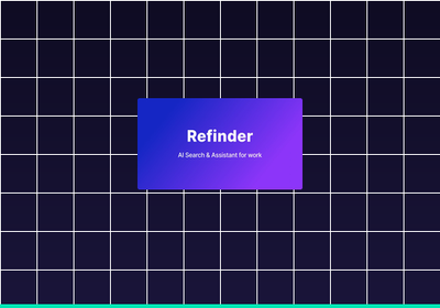 Refinder AI — Universal AI search and retrieval for knowledge workers